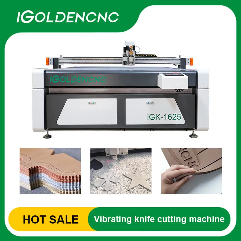 Echipament de Tăiere cu Cuțit Vibrant – Echipament Digital CNC de Tăiere cu Cuțit, iGK-1625 2