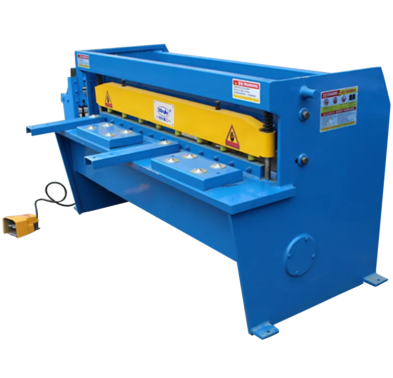 Echipament electric de tăiat tablă (Ghilotină electrică)