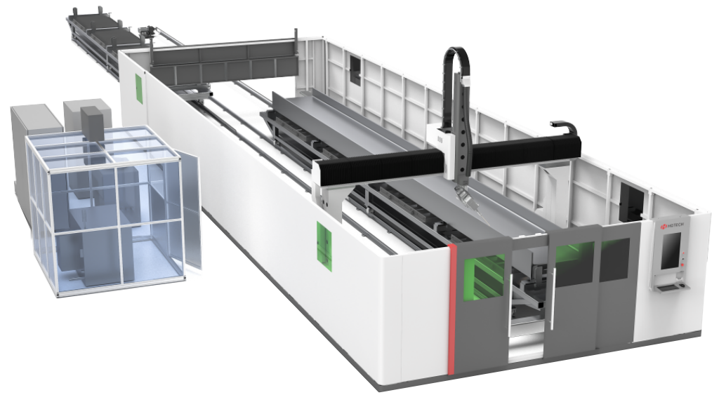 Echipament 3D de Tăiere cu Laser a Profilelor Metalice Seria STCS 1