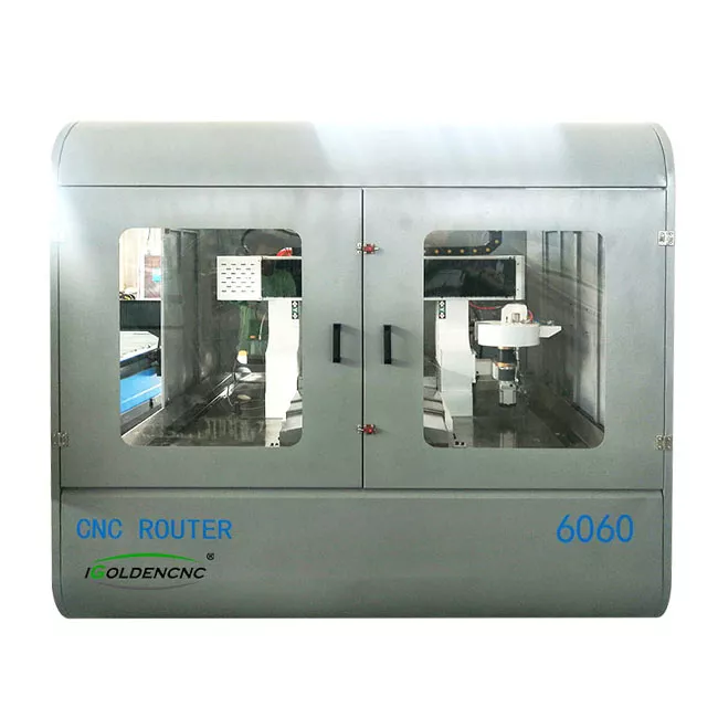 Router CNC mini, complet închis, cu ATC