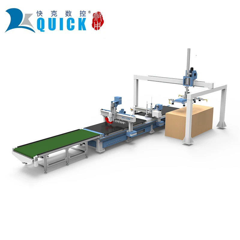 Centru de prelucrare CNC, pentru tăiere mobilier, KTE-1228
