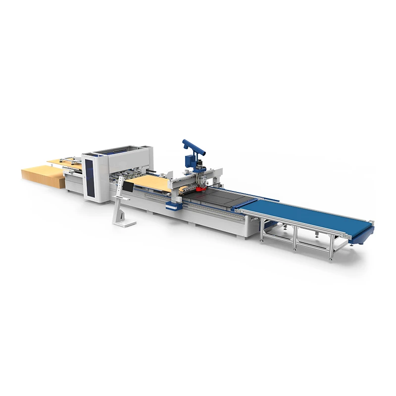 Linie de producție pentru mobilier, cu găurire și tăiere CNC, RC1