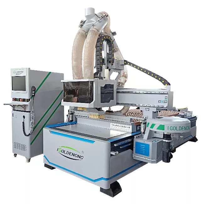 Echipament CNC de tăiere pentru dulapuri, cu ATC și găurire, iGW-1325