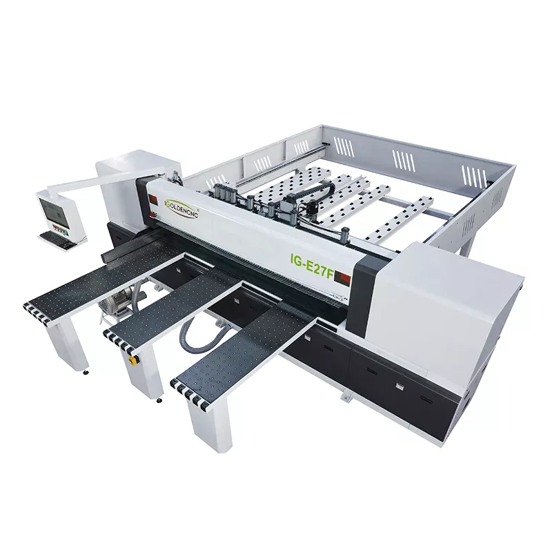Ferăstrău electronic de tăiere, pentru plăci MDF, echipament computerizat, cu masă (panel saw), tip fierăstrău de masă