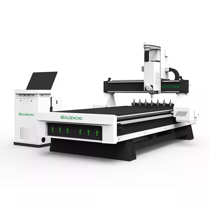 Router CNC de gravură, cu ATC, automatizat, pentru prelucrarea lemnului, 1325