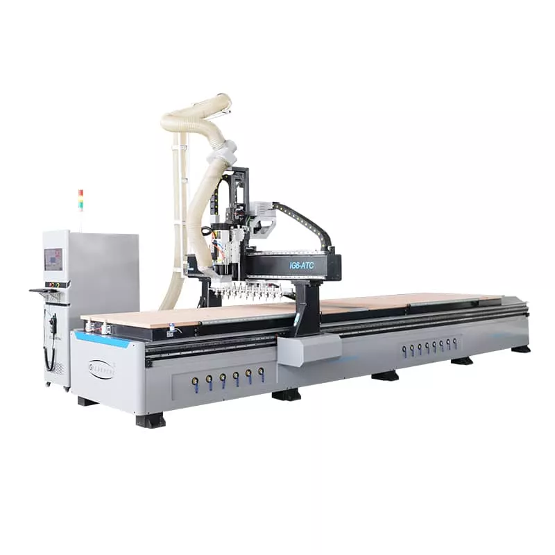 Router CNC de tăiere placaj, cu ATC, tip liniar
