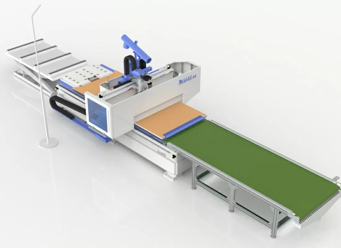 Echipament CNC de tăiere pentru dulapuri, cu ATC, CC 1