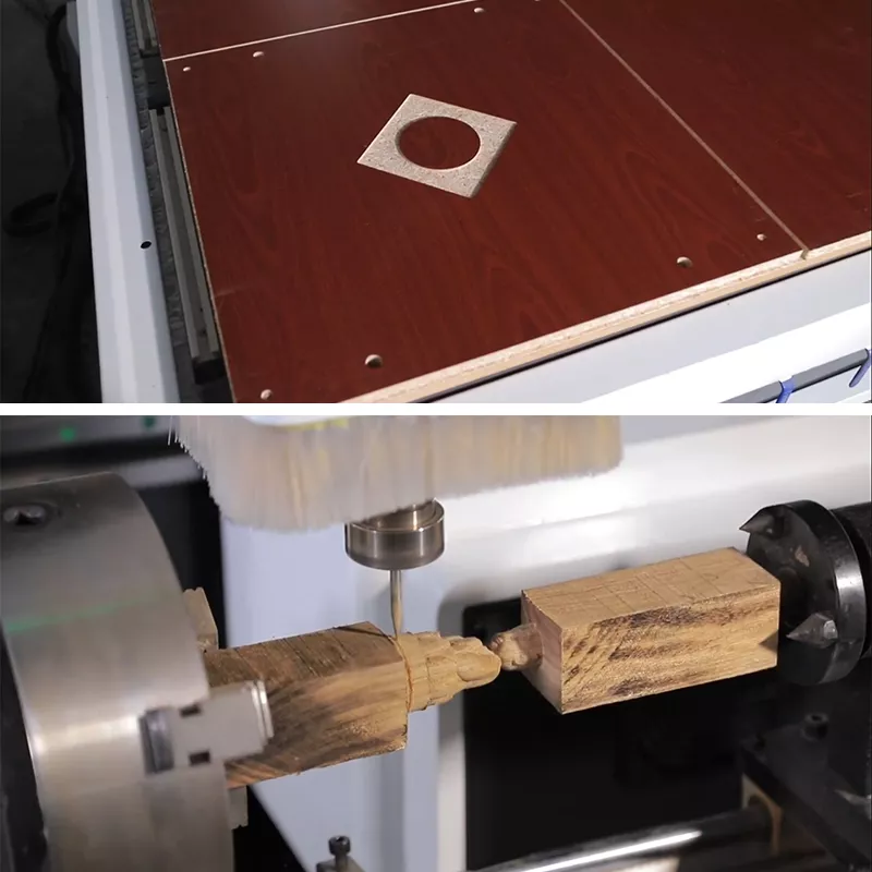 Echipament de gravură 3D, router CNC pentru prelucrarea lemnului 2