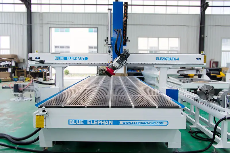 Router CNC 2070ATC-4, cu dispozitiv rotativ 2