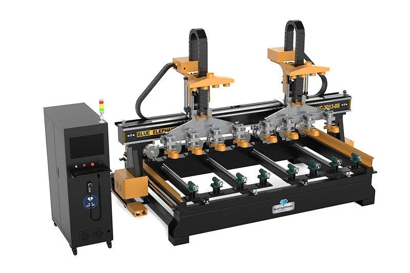 Router CNC, cu două capete, opt arbori, 3013 2