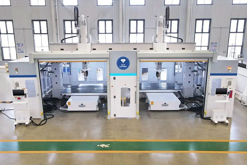 Router CNC, cu masă mobilă dublă, 5 axe, EW2-1727 3