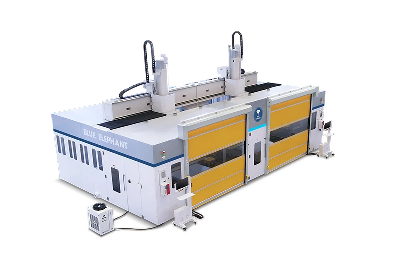 Router CNC, cu masă mobilă dublă, 5 axe, EW2-1727
