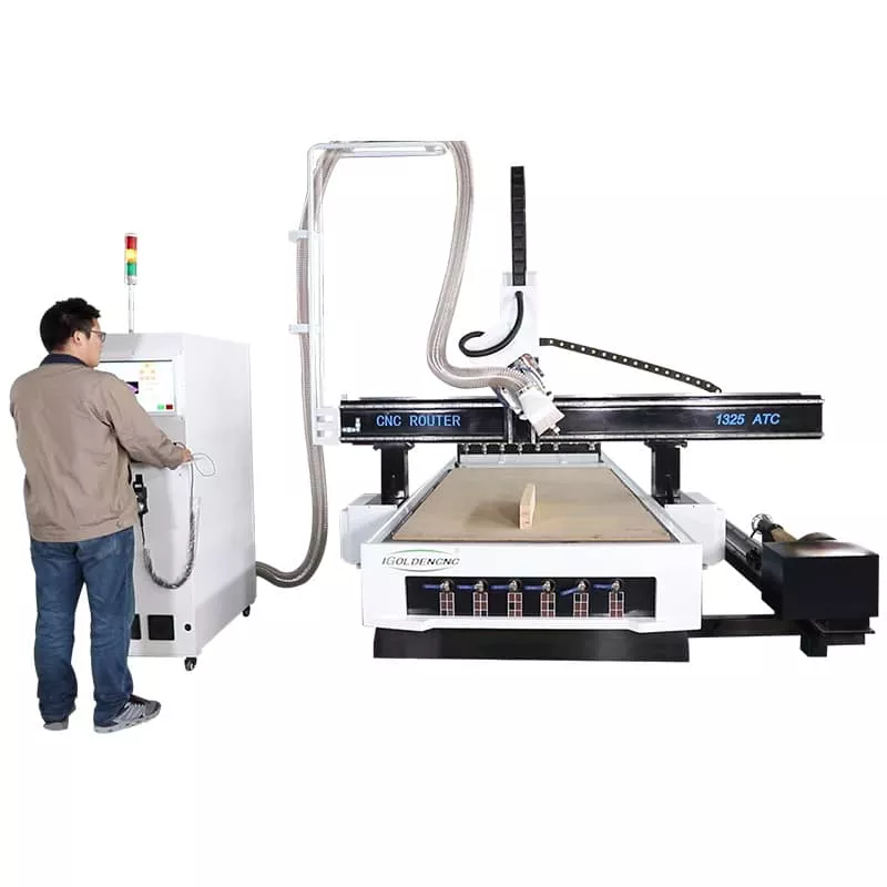 Router CNC multifuncțional, pentru lemn, cu 4 axe și ATC 4