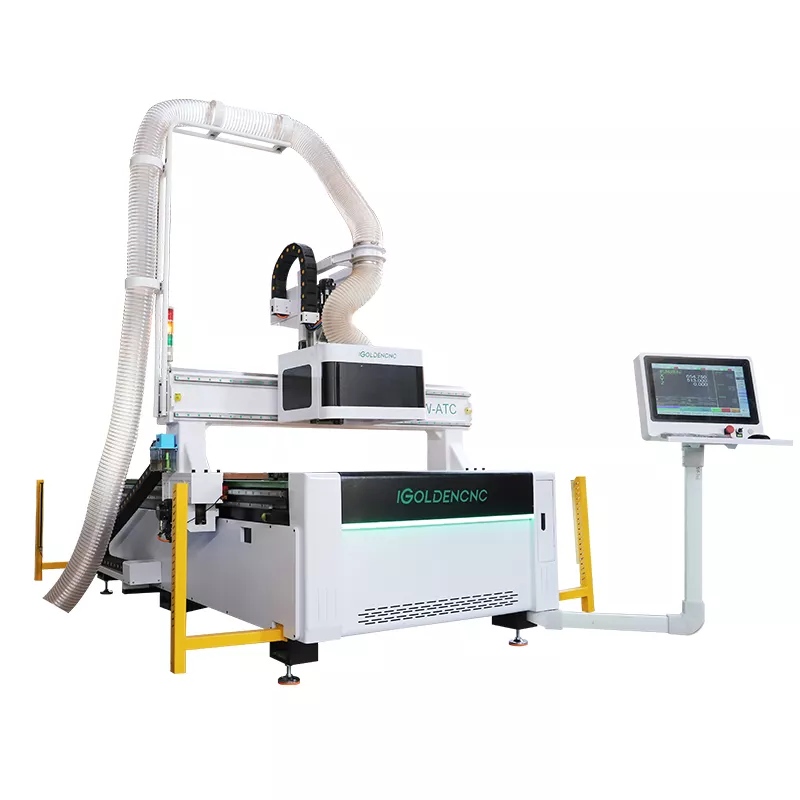 Router CNC pentru prelucrarea lemnului, cu ATC liniar, de înaltă calitate, 4x8, 1325, iGW-ATC-P1325 1