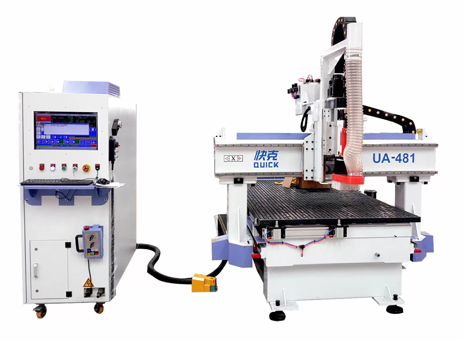 Router CNC pentru prelucrarea lemnului, cu ATC, UA-481 1