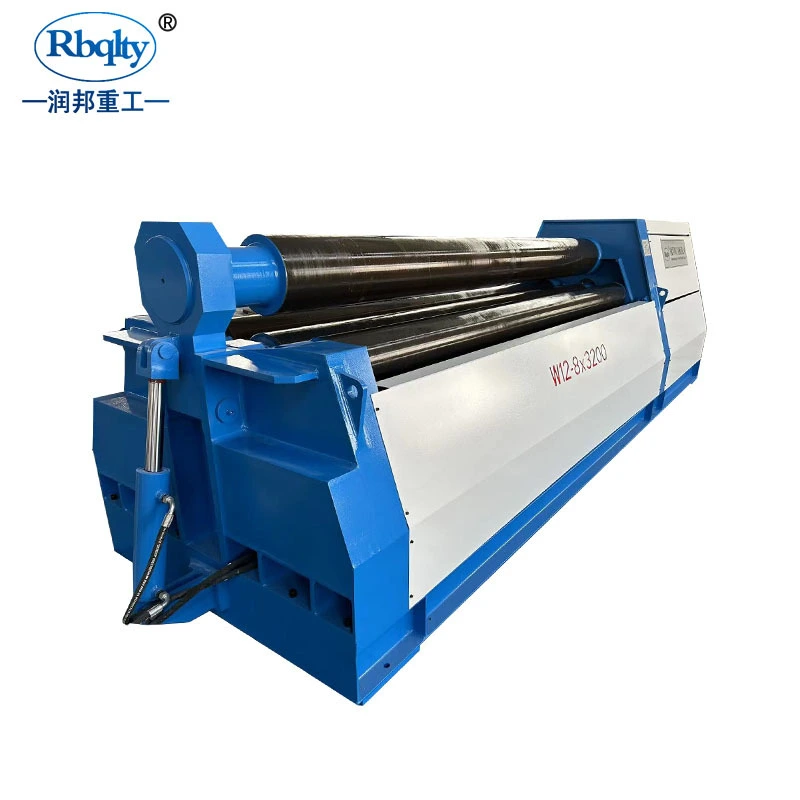 Echipament CNC de rulare tablă, cu 4 role, W12, 8×3200mm