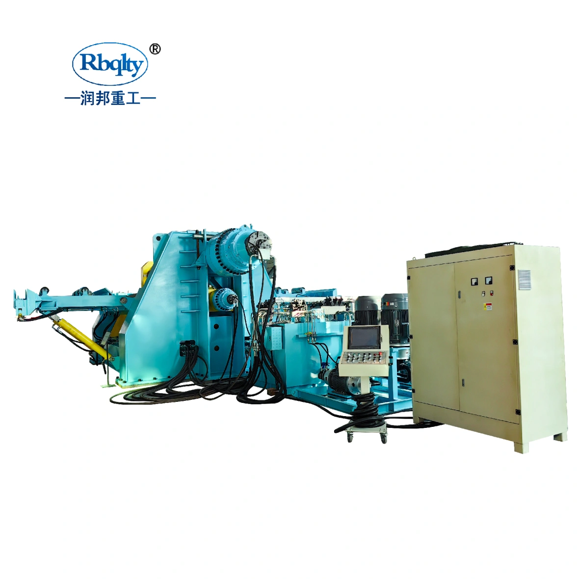 Echipament hidraulic industrial mare, cu 4 role, W12NC, 70×4000mm
