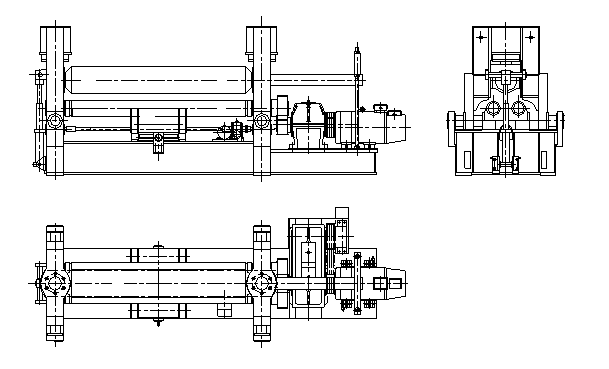 Echipament hidraulic mare, cu 3 role, CNC, W11S, 40×1500mm 1
