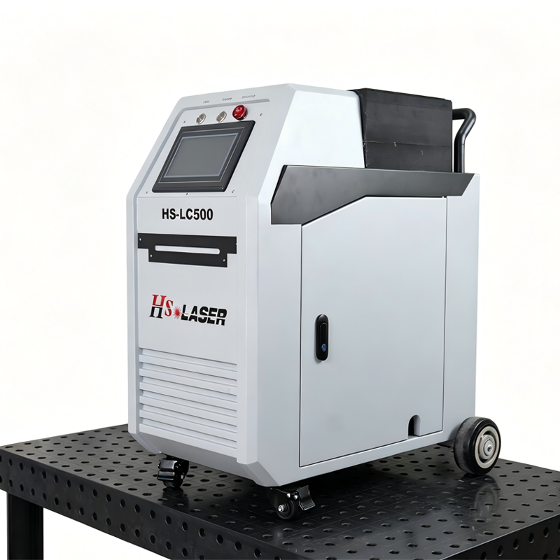 Echipament portabil de curățare laser cu impulsuri, cu răcire cu aer, 200 W / 300 W / 500 W