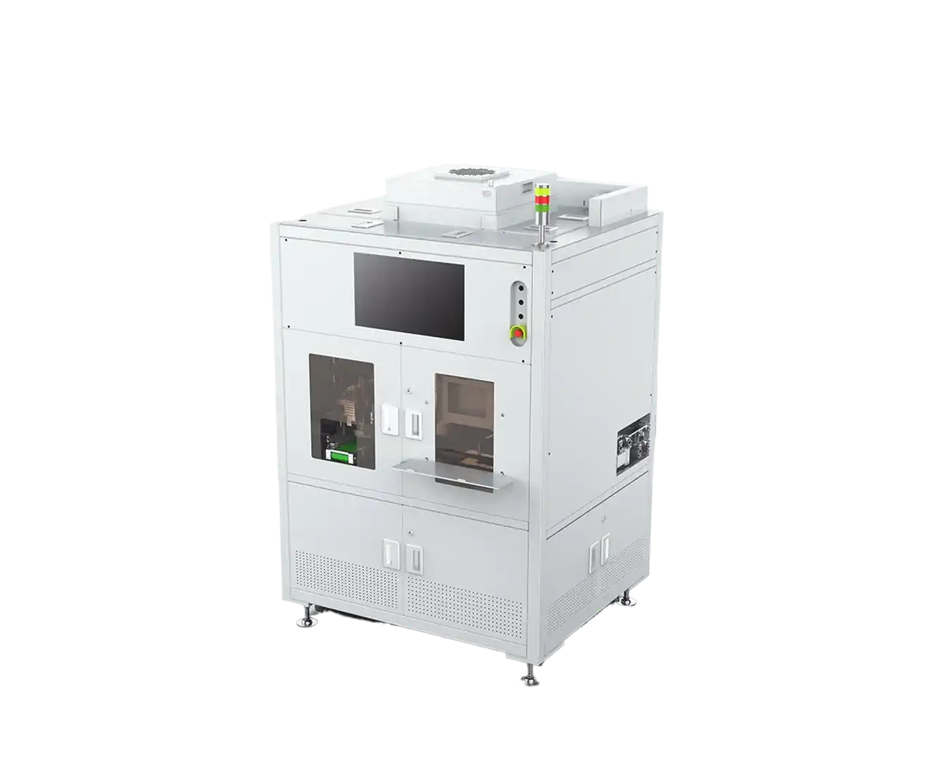Sistem automat de sudare prin pulverizare de bile de aliaj de lipit, cu laser
