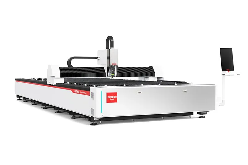 Mașină de tăiere cu laser cu fibră de format mare DXTECH 2560 FP 6000w pentru tăierea oțelului inoxidabil