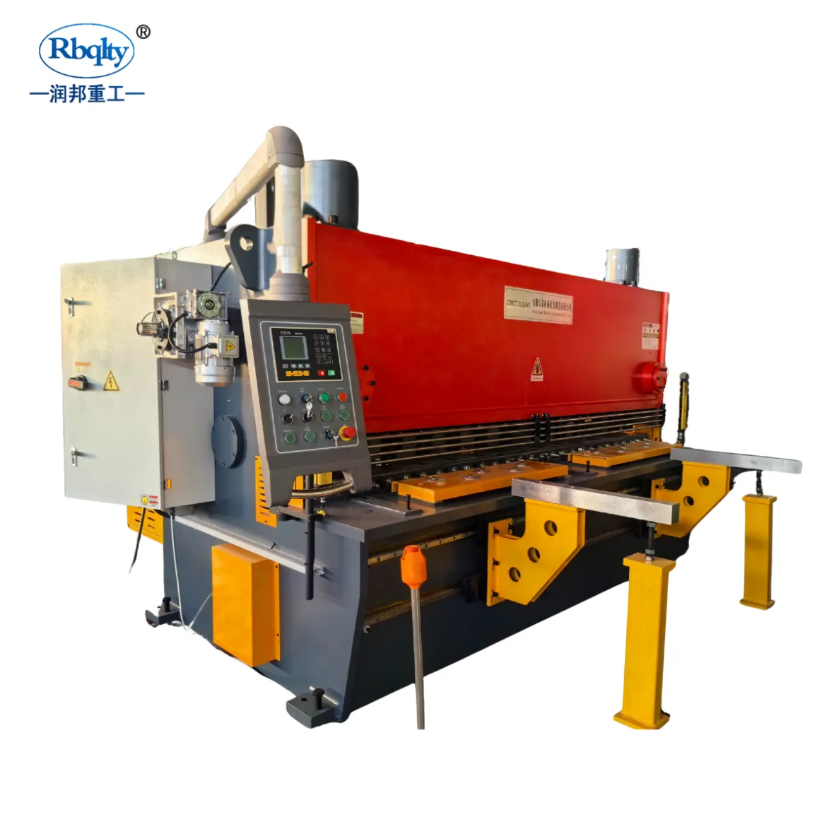 Ghilotină hidraulică pentru tablă din oțel inoxidabil, QC11K 8×2500