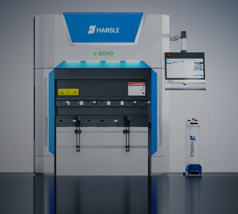 E-Bend — presă CNC de îndoire, complet electrică (HARSLE)