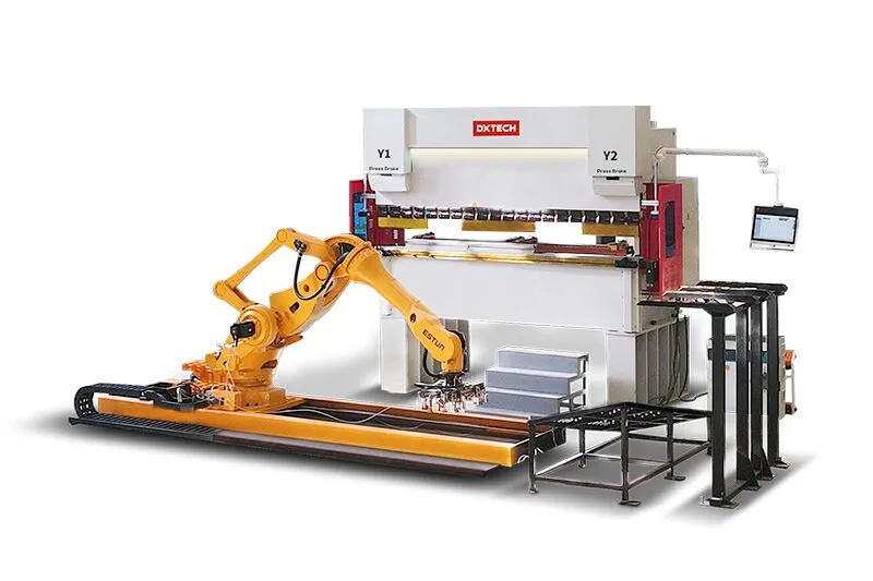 Echipament automat de îndoire a tablei metalice, de înaltă eficiență, cu robot cu 6 axe
