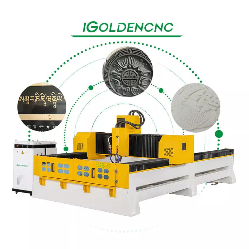 Echipament CNC de gravare monumente și pietre funerare 3