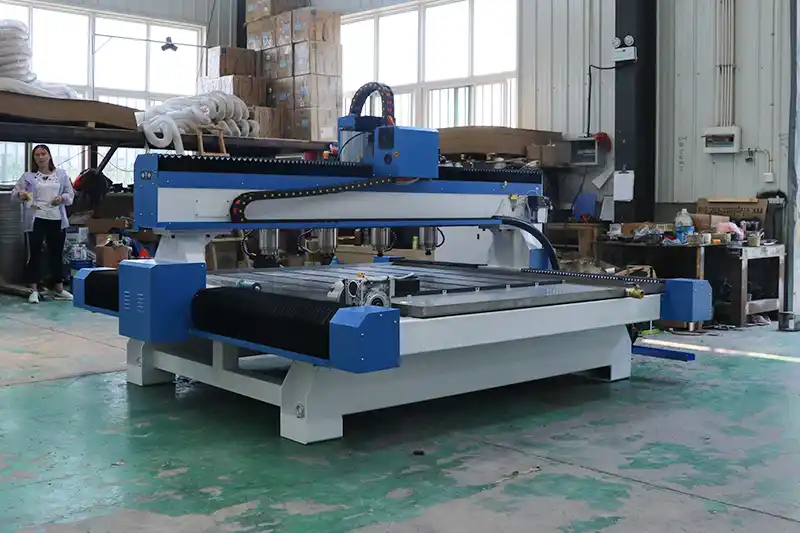 Echipament CNC de prelucrare a pietrei 1815 cu 4 arbori — ELECNC-1815S 1