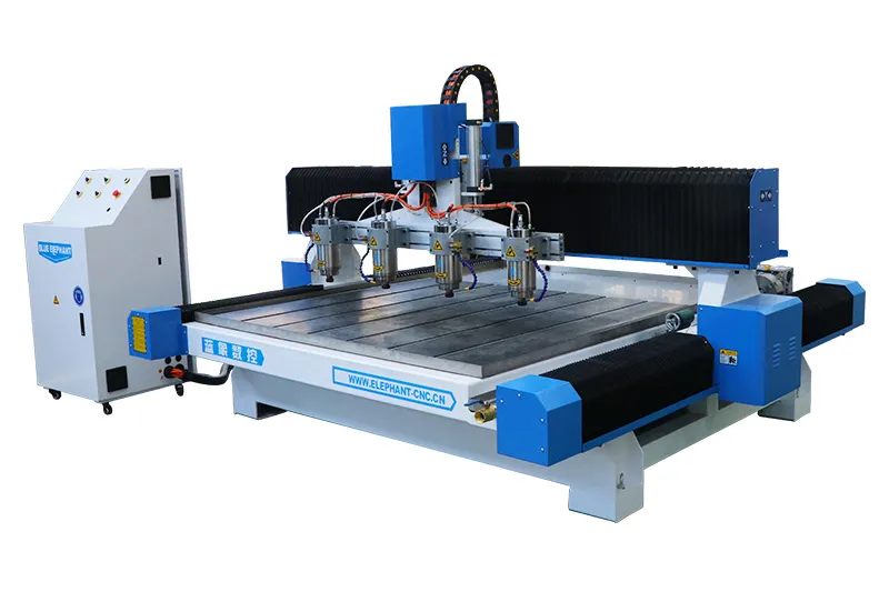 Echipament CNC de prelucrare a pietrei 1815 cu 4 arbori — ELECNC-1815S