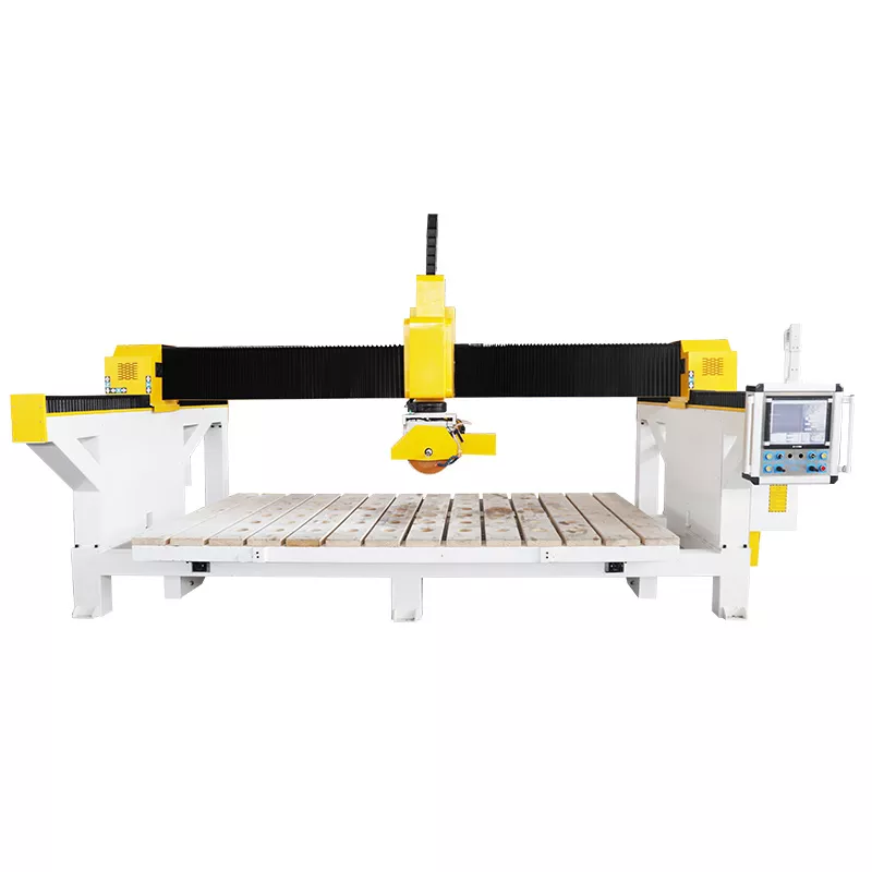 Echipament de tăiere piatră tip pod CNC — 5 axe, iGS-B 1