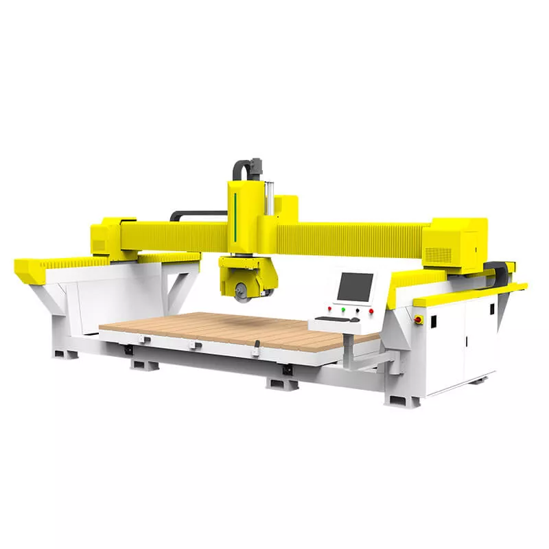 Ferăstrău tip pod (bridge saw) CNC cu 4+1 axe pentru blaturi de piatră, iGS-B 2