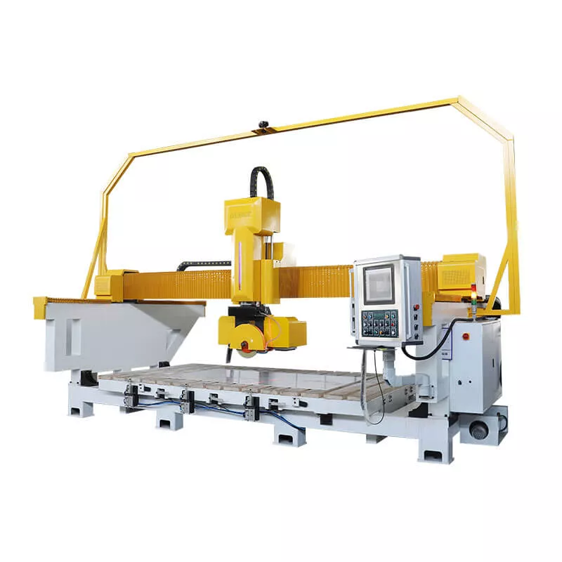 Ferăstrău tip pod (bridge saw) CNC pentru piatră – granit și marmură, iGS-B-3320 (Pro)