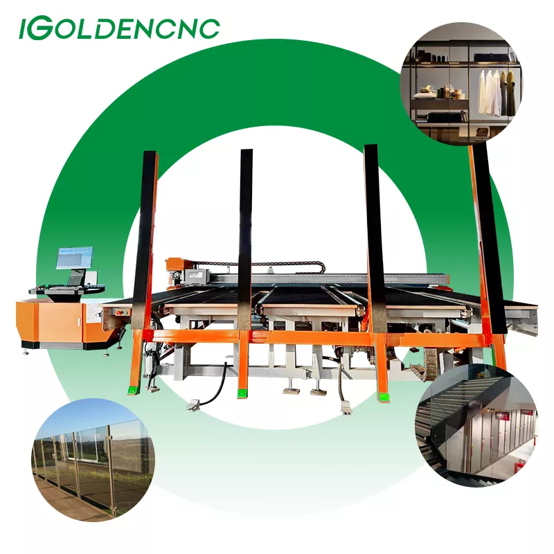 iGOLDENCNC iGA-CA3826 — Masă CNC de Tăiere a Sticlei cu Încărcare Automată 1