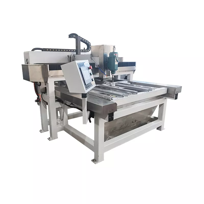iGOLDENCNC iGA-CNC — Echipament CNC Complet Automat de Găurit Sticlă 2