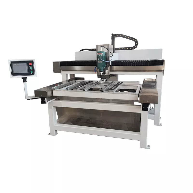 iGOLDENCNC iGA-CNC — Echipament CNC Complet Automat de Găurit Sticlă